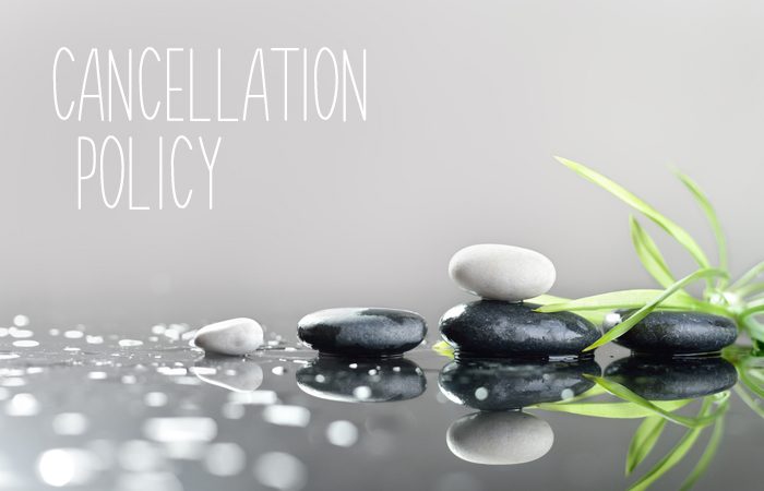 Zen stones and cancellation policy